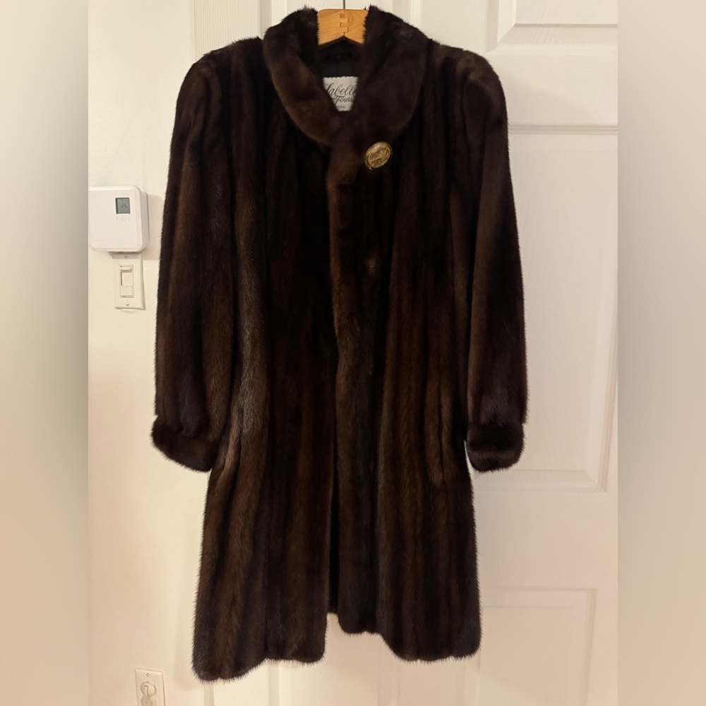 MINT CONDITION - True vison fur coat,  Montreal circa 1990